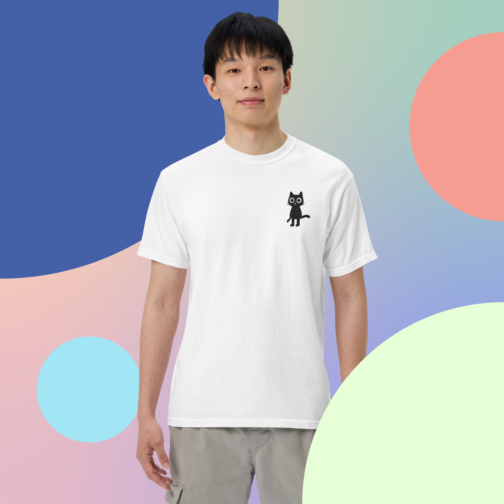 froufrou black embroidery unisex garment dyed heavyweight t shirt froufrou black embroidery unisex garment dyed heavyweight t shirt